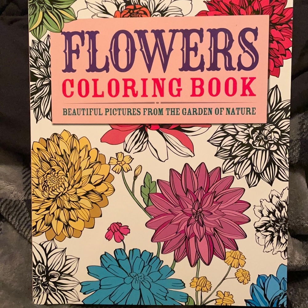 Flower Coloring Book